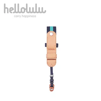 Hellolulu Skylor-棉質相機手帶(藍)