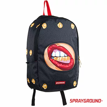 SPRAYGROUND 後背包金牙面罩