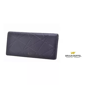 【BRAUN BUFFEL．德國小金牛】BREUR星芒系列15卡長夾-沉穩紫