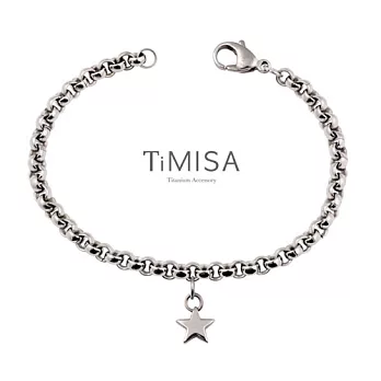 TiMISA 《迷你幸運星(S)》純鈦手鍊