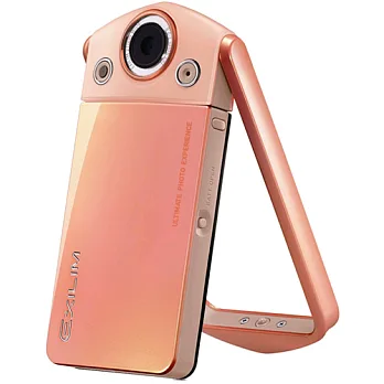 CASIO EX-TR35 美顏升級自拍神機(中文平輸)* - 加送SD16G+相機清潔組+硬式保護貼粉橘