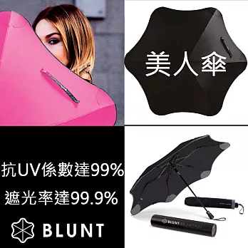 【紐西蘭BLUNT 保蘭特】XS_METRO UV+ 美人傘 折傘(時尚黑)
