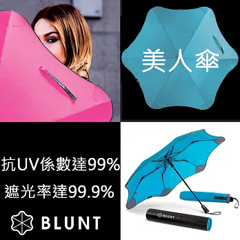 【紐西蘭BLUNT 保蘭特】XS_METRO UV+ 美人傘 折傘(風格藍)