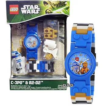 樂高LEGO 兒童手錶 - 星際大戰 C3PO + R2D2