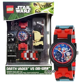 樂高LEGO 兒童手錶 - 星際大戰 黑武士 + 歐比王