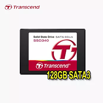 Transcend 創見 128GB SSD340 2.5吋SATAIII 固態硬碟 (TS128GSSD340)