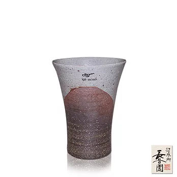 【日本長谷園伊賀燒】日式三角陶土杯(燻黑款小)