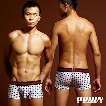 【Kiasma】FUN系列印花平口褲(格子)L格子