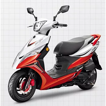 SYM 三陽機車 Z1 125 碟煞 五期噴射白橘