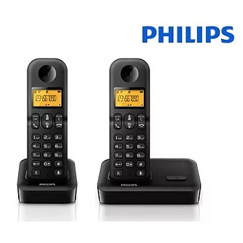 PHILIPS飛利浦數位雙子機無線電話 D1502B