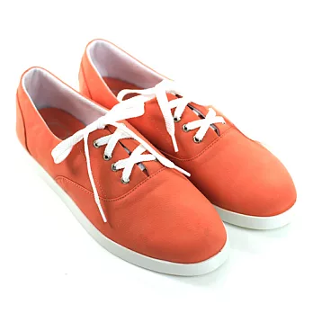 ◤Green Phoenix◥簡約素面綁帶休閒鞋35粉紅