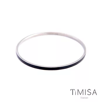 TiMISA 《活力漾彩-黑》純鈦手環