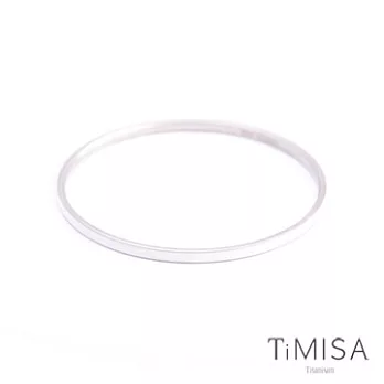 TiMISA 《活力漾彩-白》純鈦手環