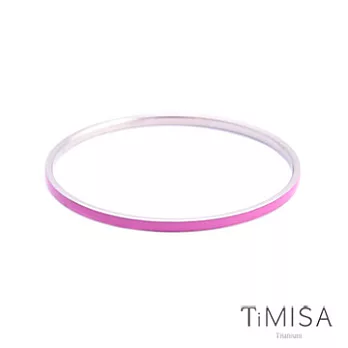 TiMISA 《活力漾彩-桃紫》純鈦手環