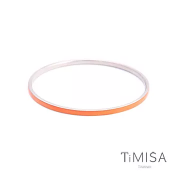 TiMISA 《活力漾彩-亮橘》純鈦手環