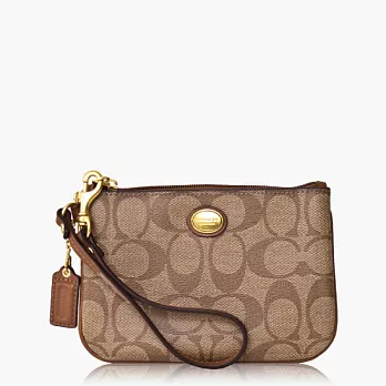 COACH 小款手拿包_卡其/駝色