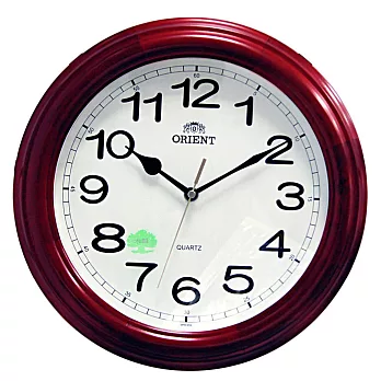 【ORIENT】日本東方時計-WL-915B簡約數字耐看木製時鐘