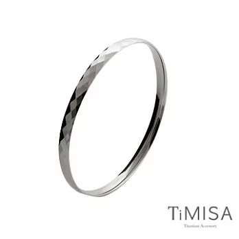 TiMISA 《格緻真愛-細版》純鈦手環