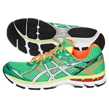 【UH】ASICS亞瑟士 - 輕量機能慢跑運動鞋(男款)7.5 - 綠色