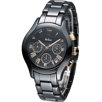 Diadem 黛亞登 優雅名媛陶瓷計時腕錶 2D1407-521RG-D