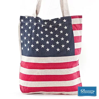 FUNNNY 日本直送 復古風亞麻印花 Daily Bags 美國國旗