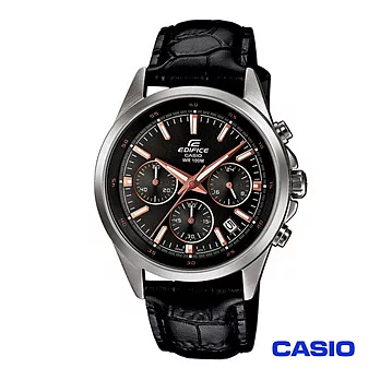 【CASIO卡西歐】賽車三眼計時腕錶 EFR-527L-1A