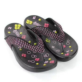 ◤Green Phoenix◥若梵妮 德國PU環保素材夾腳健走鞋38粉紅