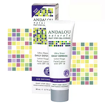 Andalou輕薄日間防護乳液SPF18-80ml