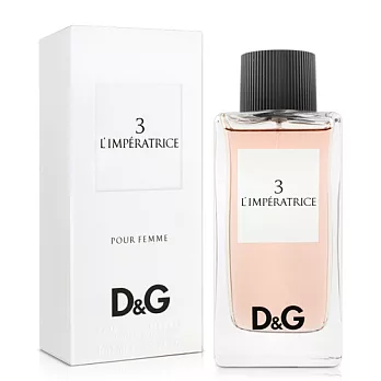 D&G 3卓絕群倫淡香水(100ml)-送品牌針管隨機款