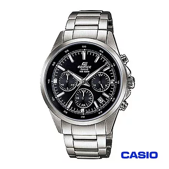 【CASIO卡西歐】賽車三眼計時腕錶 EFR-527D-1A