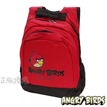 【Angry Birds】憤怒鳥㊣版授權 高級輕量筆電包/後背書包(二色)紅色