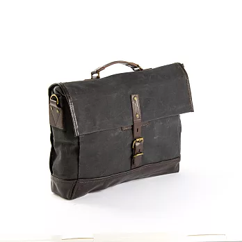 [ Property of ]Ulf Work Bag_Coal+Brown / 碳黑+深棕色