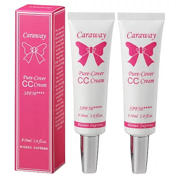 Caraway花薈簍子 花語潤色CC霜30ml (SPF50) x2入