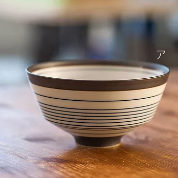 《有田燒》吳須錆線紋系列‧丼飯碗藍色