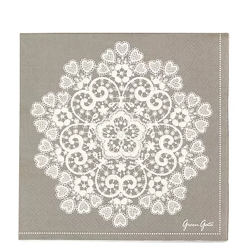 Lace warm grey 餐巾紙 20pcs