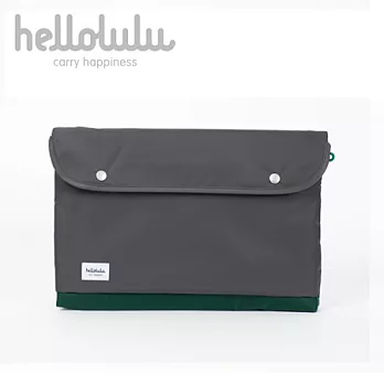 Hellolulu Tess-15吋輕便手拿電腦包-灰