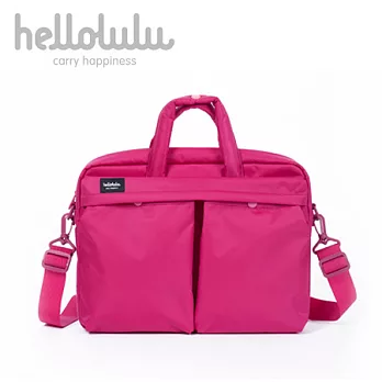 Hellolulu MIA-15吋筆電手提包-莓紅