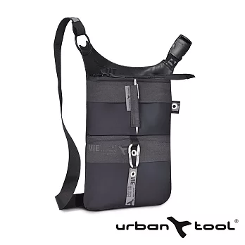 URBAN TOOL pocketBar 隨身雙用 11 吋平板電腦側背袋 (黑色)