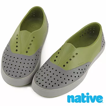 native MILLER 米勒晴雨休閒鞋-橄欖綠x水泥灰(男/女)5橄欖綠x水泥灰