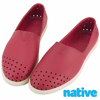 native VERONA 懶人晴雨休閒鞋-赤紅x白(男/女)24赤紅x白