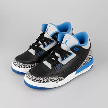 Nike Air Jordan 3 Sport Blue AJ3 黑水泥 黑藍 398614-0074黑藍