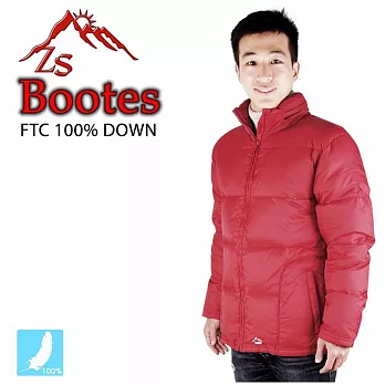 ZS Bootes 亮眼男款薄型羽絨外套M紅