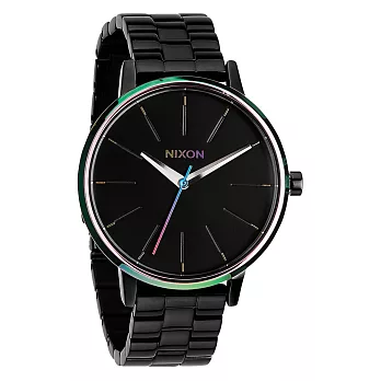 NIXON KENSINGTON 極簡現代時尚腕錶-彩框x黑