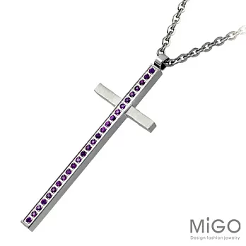 【UH】My Story - MiGO 簡單十字造型項鍊 - 紅色