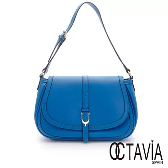 【Octavia 8 】馬蹄肩背包 小資裝很大半月肩背包 - 海洋藍海洋藍