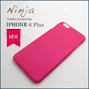 【東京御用Ninja】iPhone 6 Plus (5.5吋) 精緻磨砂保護硬殼（桃紅色）