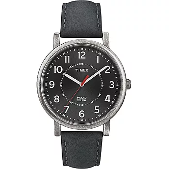 TIMEX 復刻系列潮流運動時尚腕錶-黑