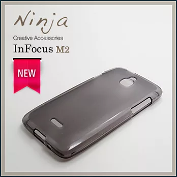 【東京御用Ninja】InFocus M2磨砂TPU清水保護套（透灰色）