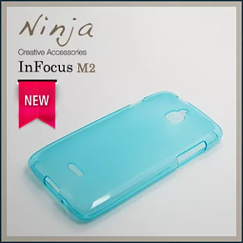 【東京御用Ninja】InFocus M2磨砂TPU清水保護套（透藍色）