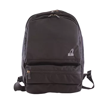 【UH】KANGOL - 經典素色後背包 - 黑色